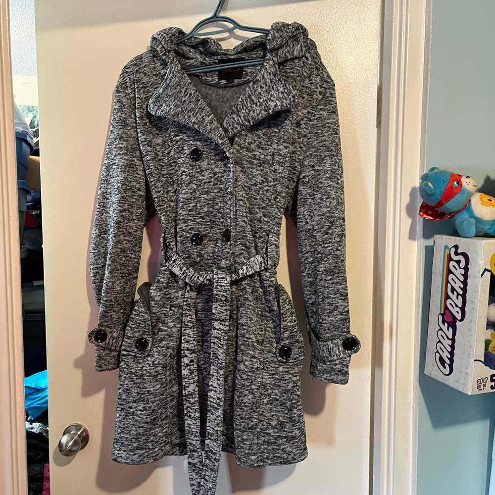 YOKI SALT & PEPPER WINTER COAT